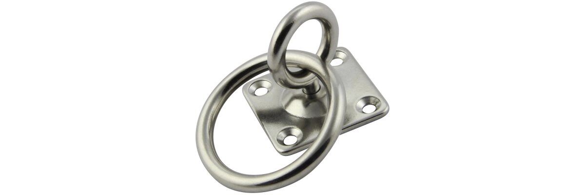 Augplatte Wirbel mit Ring aus Edelstahl A2 – Robuste und vielseitige Befestigungslösungen - Augplatte Wirbel mit Ring aus Edelstahl A2 – Robuste und drehbare Befestigungslösungen
