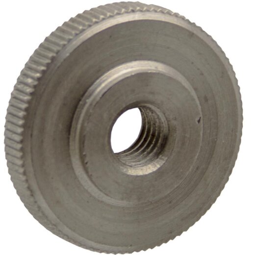 Rändelmuttern M5 niedr. Form DIN 467 Edelstahl A1