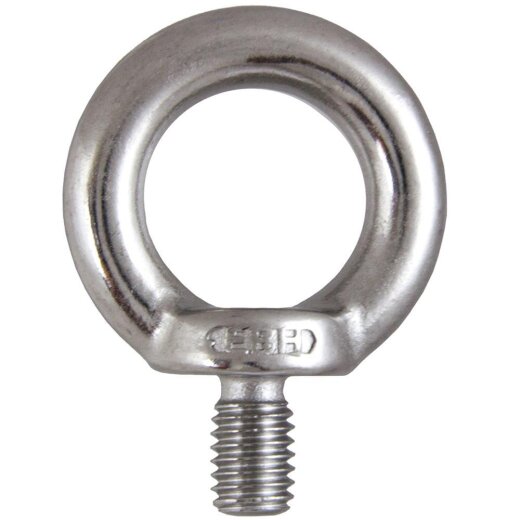 Ringschrauben M10 gegossen u. poliert ähnl. DIN 580 Edelstahl A2