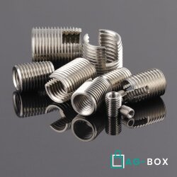 Selbstschneidende Gewindeeinsätze M4 Edelstahl A2