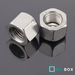 Hutmuttern M6 niedr. Form DIN 917 Edelstahl A2