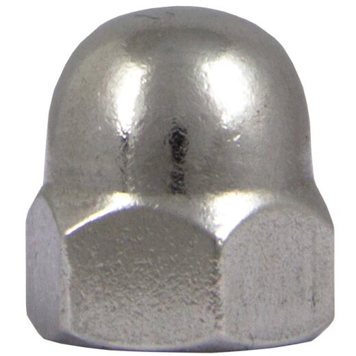 Hutmuttern M16 hohe Form DIN 1587 Edelstahl A2