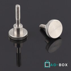 Rändelschrauben M6x20 hohe Form DIN 464 Edelstahl A1