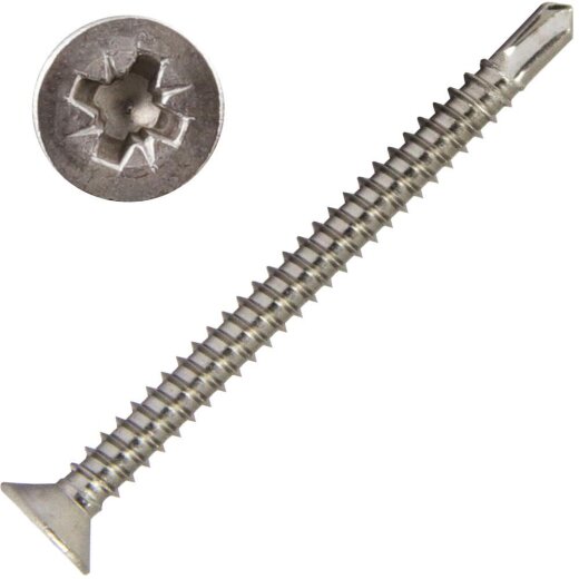 Bohrschrauben 3,5x25 mit Senkkopf, Form O Pozidriv DIN 7504 Edelstahl A2