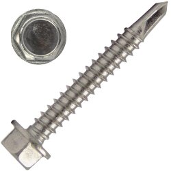 Bohrschrauben DIN 7504 mit Sechskantkopf und Bund, Form K...