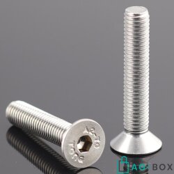 Senkkopfschrauben M5x14 mit Innensechskant DIN 7991 Edelstahl A2