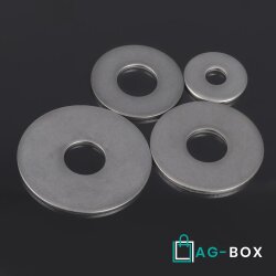 Karosseriescheiben 15x5,3 Edelstahl A2