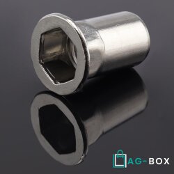 Flachrundschrauben mit großem Kopf und Schlitz Edelstahl A2 M5x8 Doppelgewindeschraube Schraubstifte Gewindestifte