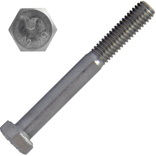 Sechskantschrauben M5 X 30 mit Schaft DIN 931 Edelstahl A2