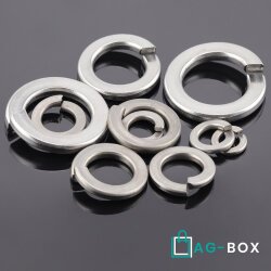 Federringe DIN 127 Edelstahl A2