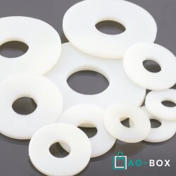 Große Unterlegscheiben 22 (M20) DIN 9021 Polyamid PA