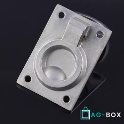 Bodenheber 44x63mm Edelstahl A4