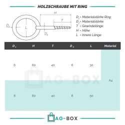 Holzschrauben 60mm Mit Ring