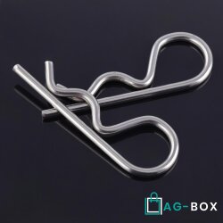 Federstecker 5mm Edelstahl A2