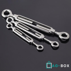 Spannschloss M12 Auge/Auge ähnl. DIN 1480 Edelstahl A4