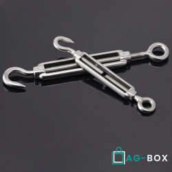 Spannschloss M6 Auge/Haken ähnl. DIN 1480 Edelstahl A4