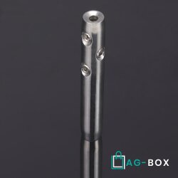 Schraubterminal D=3+4 M6 Rechtsgewinde, Edelstahl A4