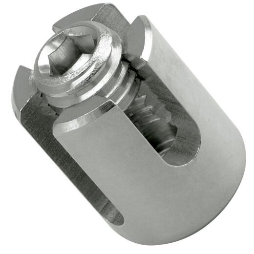 Kreuzklemme Geschlossen 5mm Edelstahl A4