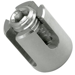 Kreuzklemme Geschlossen 6mm Edelstahl A4