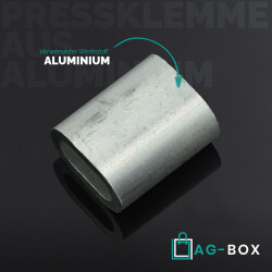 Pressklemme Aluminium 1mm