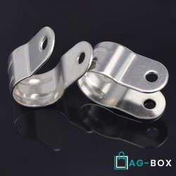 Rohrschellen 25mm VOLL Edelstahl A2