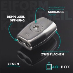 Drahtseilklemme Eiform 2mm