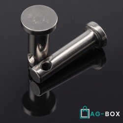 Steckbolzen 8x21mm Edelstahl A4