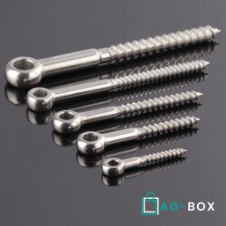 Augbolzen Holzgewinde 8x60mm