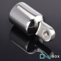 Endkappe 25mm Edelstahl A4