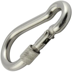 Karabinerhaken 80mm Mit Mutter