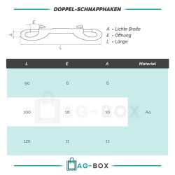 Schnapphaken 120mm