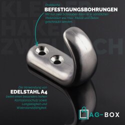 Kleiderhaken 31x16,5mm Zwei Loch