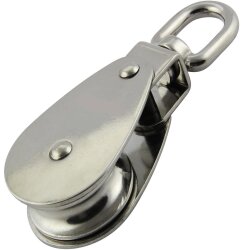 Block 88mm Mit Edelstahlrolle Typ A