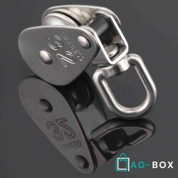 Block 142mm Mit Edelstahlrolle Typ C