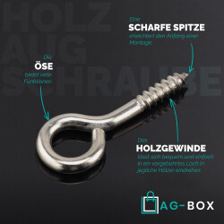 Holz Aug Schraube 4x36mm