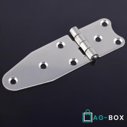 Scharnier Form B 129x40mm Edelstahl A2