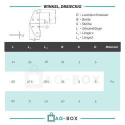 Winkel 80mm