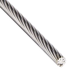 3,0 mm Drahtseil 1x19 hart, Edelstahl A4