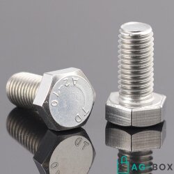 Sechskantschrauben M5x5 DIN 933 Edelstahl A2