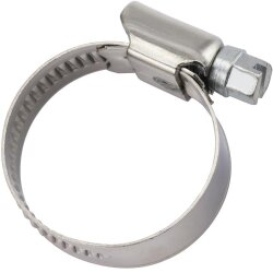 Schlauchschellen mit Schneckenantrieb, Form A DIN 3017 Edelstahl A2