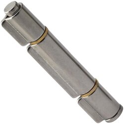 Anschweisscharnier 140mm Edelstahl A2