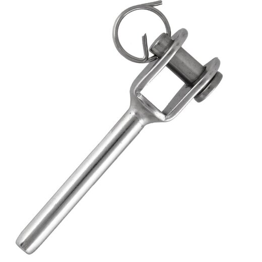 Gabel-Walzterminal für D=5 geschweißt, Edelstahl A4