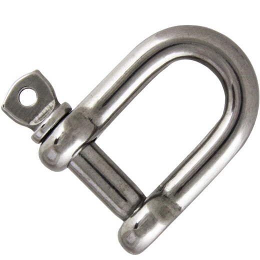 Schäkel D=16 kurz ähnl. DIN 82101 Edelstahl A4