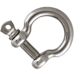 Schäkel D=10 geschweift ähnl. DIN 82101...
