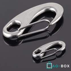 Schnapphaken L=70 Edelstahl A4