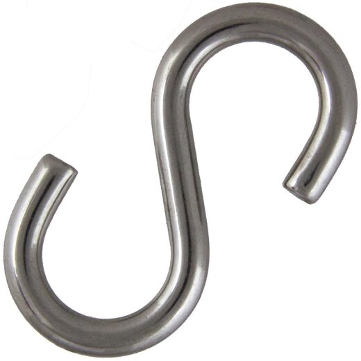 S-Haken D=5 Symmetrisch Edelstahl A4