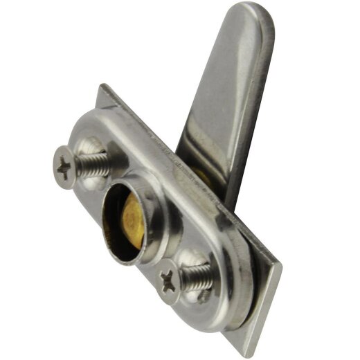 Cabinet Panel Lock+Brass Edelstahl A2