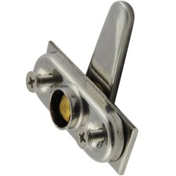 Cabinet Panel Lock+Brass Edelstahl A2