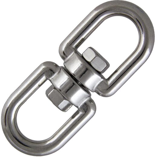 Wirbel D=8 Auge/Auge Edelstahl A4