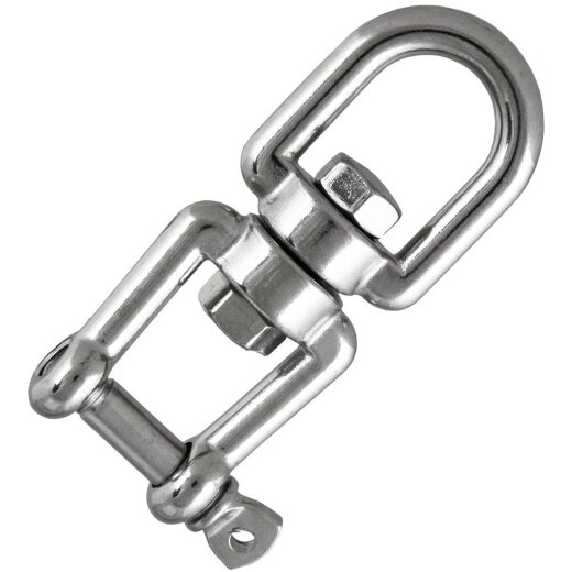 Wirbel D=8 Auge/Gabel Edelstahl A4